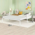 White Metal Daybed with Trundle A2295