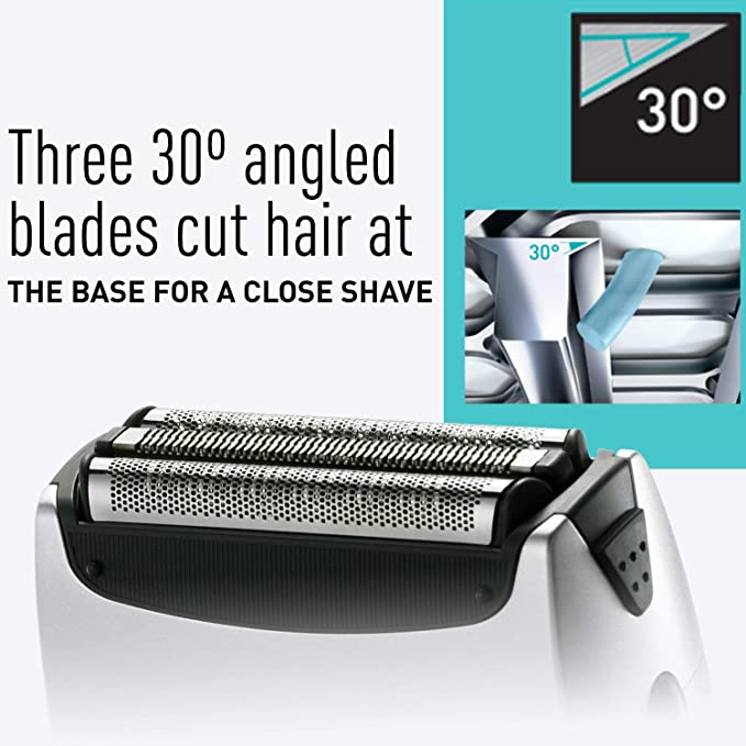 Rechargeable 3-Blade Wet/Dry Electric Shaver A439619