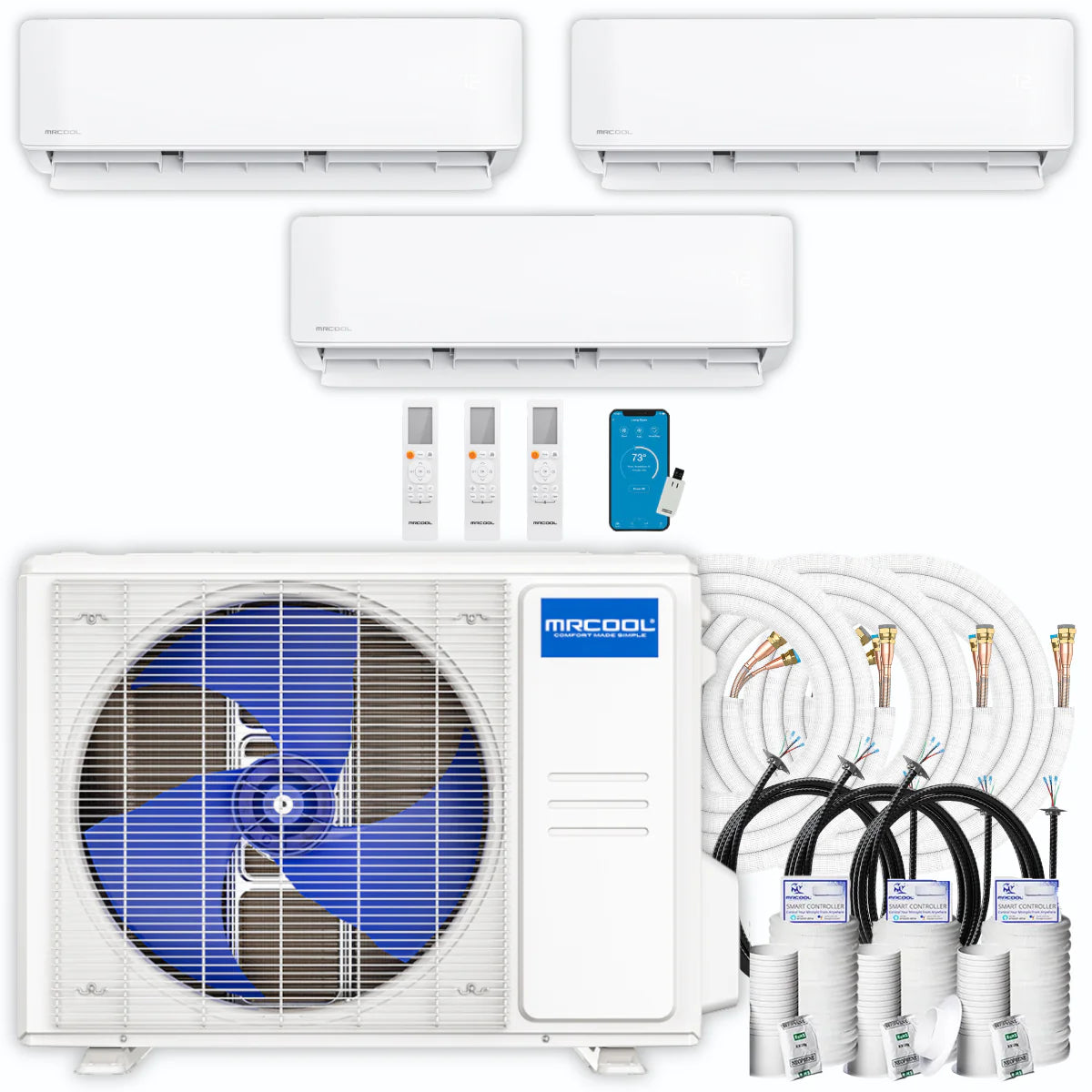 36,000 BTU 3 Zone Ductless Air Conditioner and Heat Pump P950