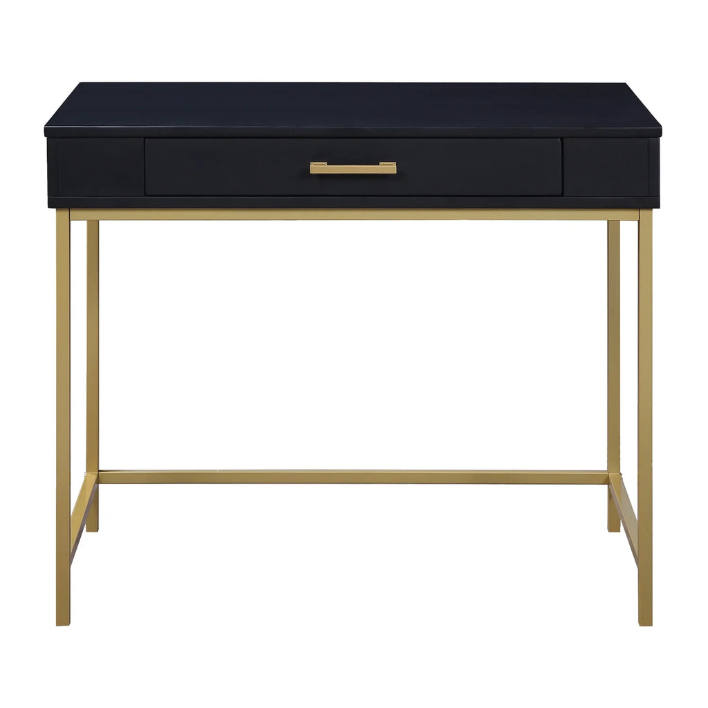 36" Contemporary Wood Writing Desk O5970