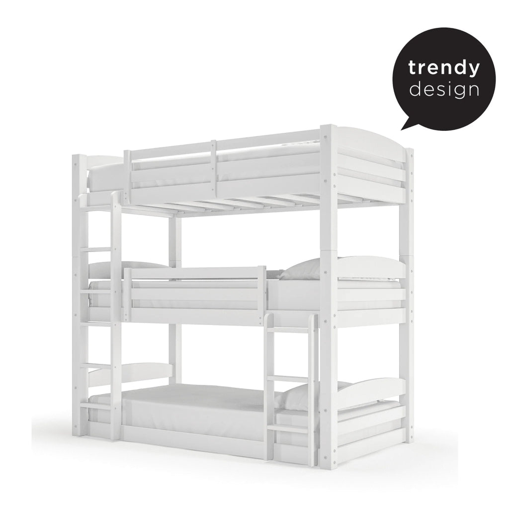 Twin Over Twin Over Twin Convertible Bunk Bed G713206