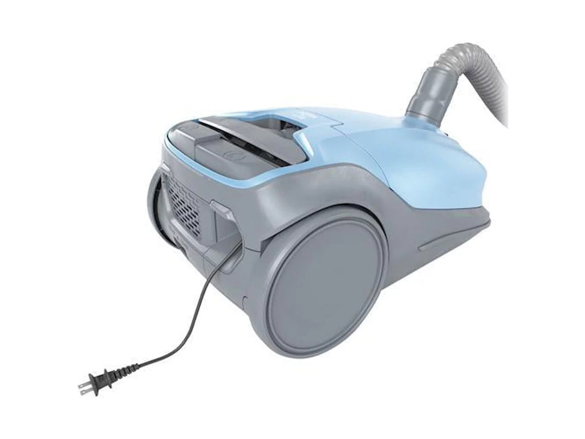 14 Inch Adjustable Bagged Canister Vacuum Cleaner, Blue H760557