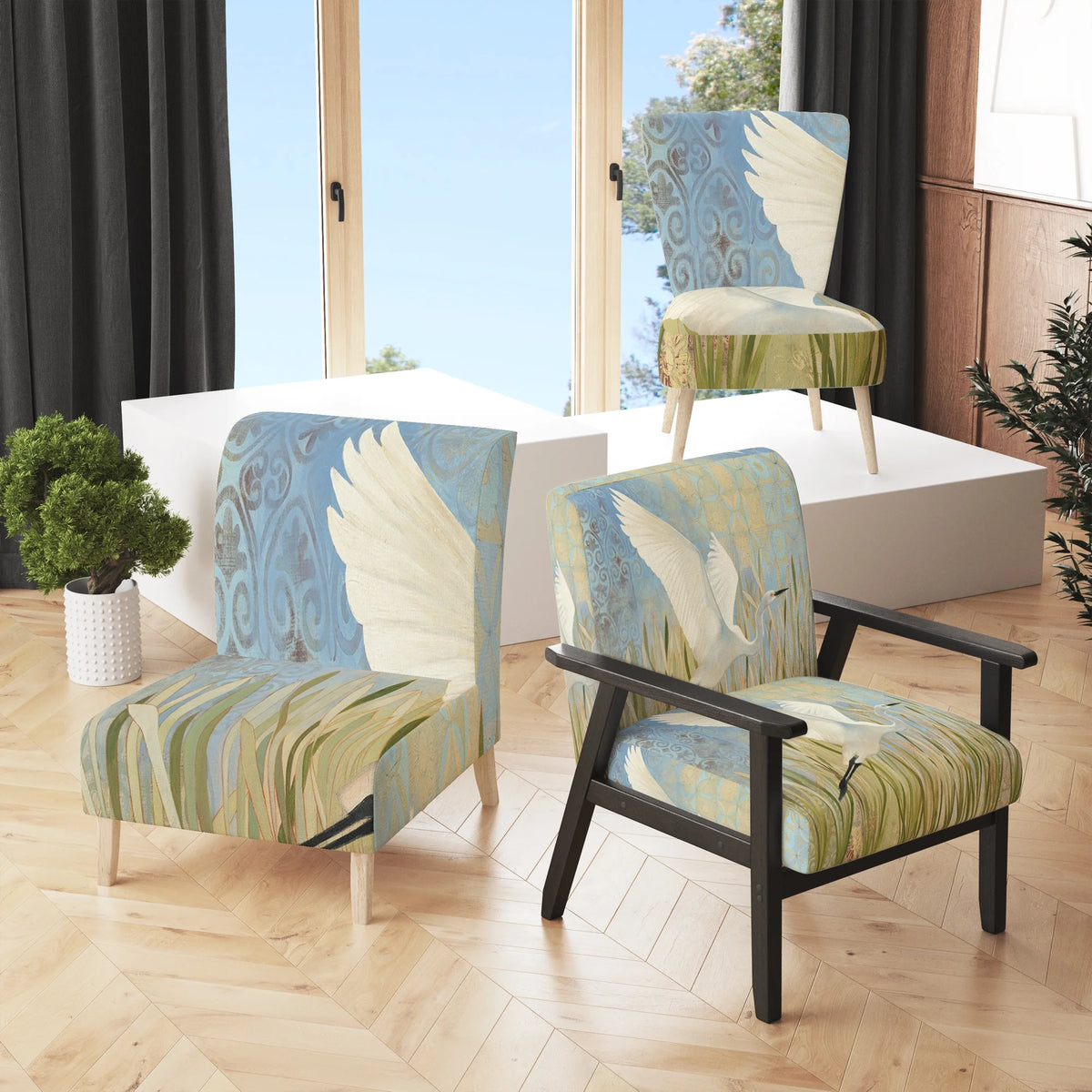Upholstered Accent Arm Chair I354772