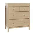 3 Drawer White Changing Dresser D399