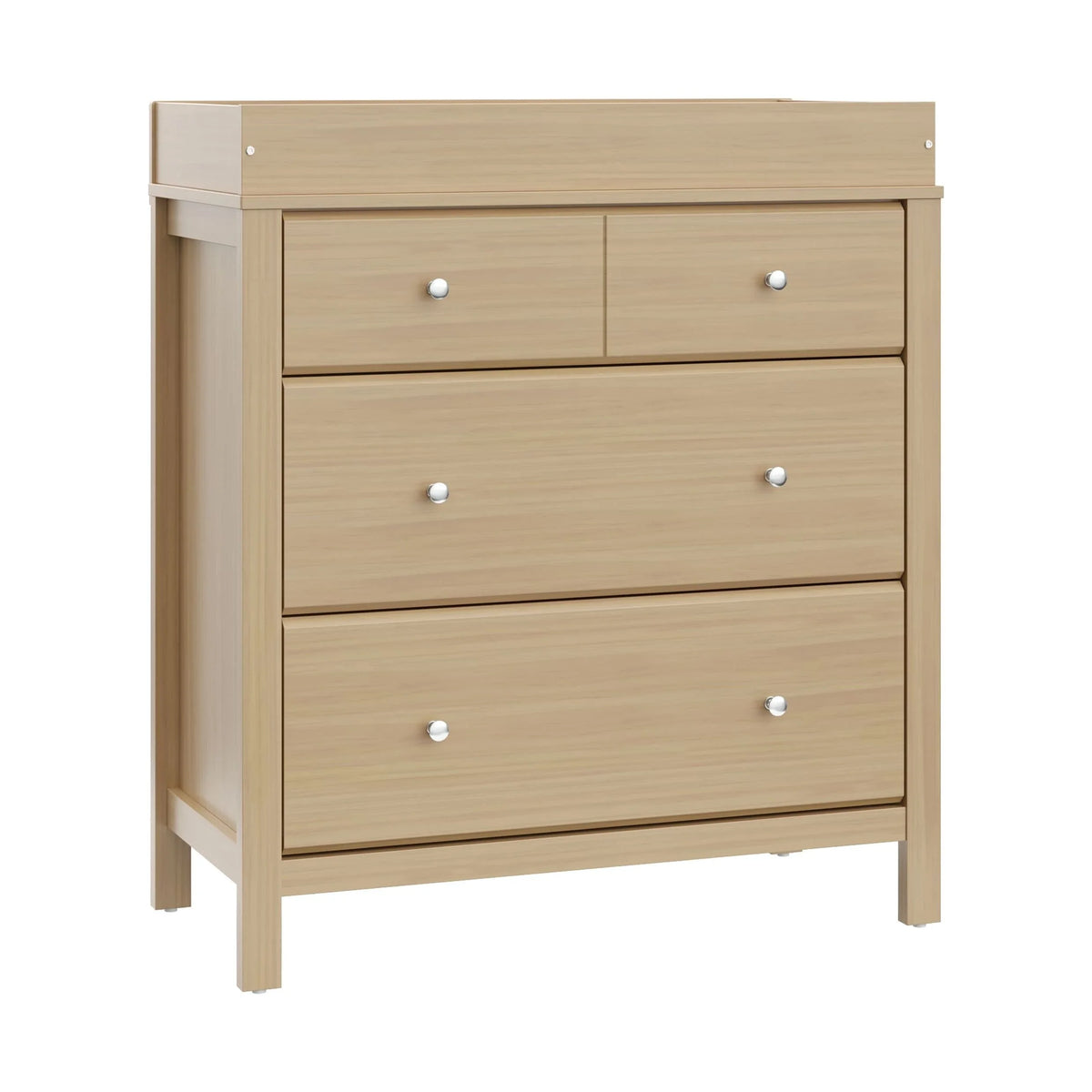 3 Drawer White Changing Dresser D399