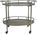 Gold 2 Tier Metal Bar Cart J93702