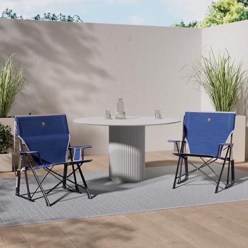 Portable Folding Rocking Camping Chair with Drink Holder O938