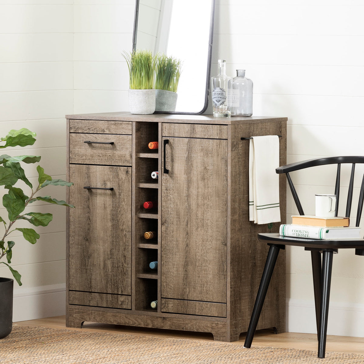 Vietti Bar Cabinet with Storage M909