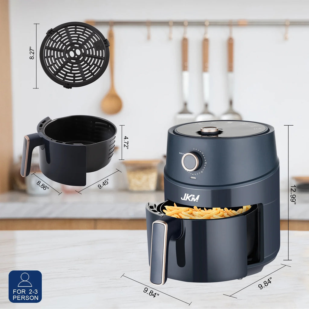 4.7 Quart Navy Blue Mechanical Air Fryer Z422311