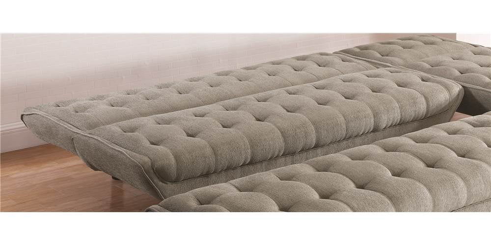 Convertible Chaise Bed Dove Grey F571