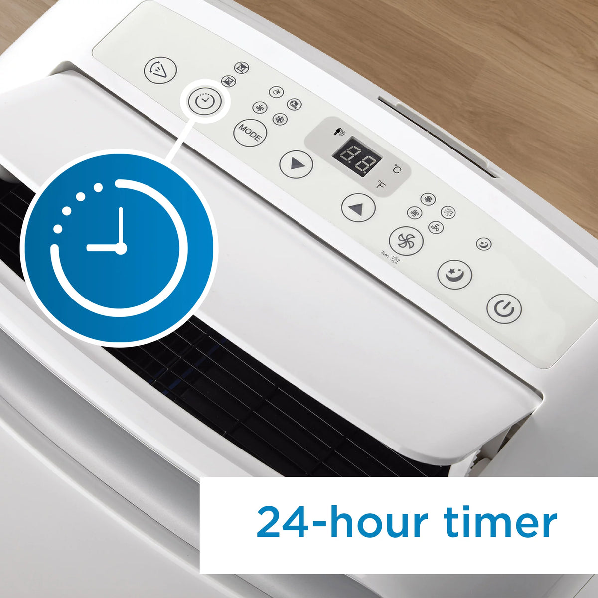 6000 BTU White Portable AC N7868