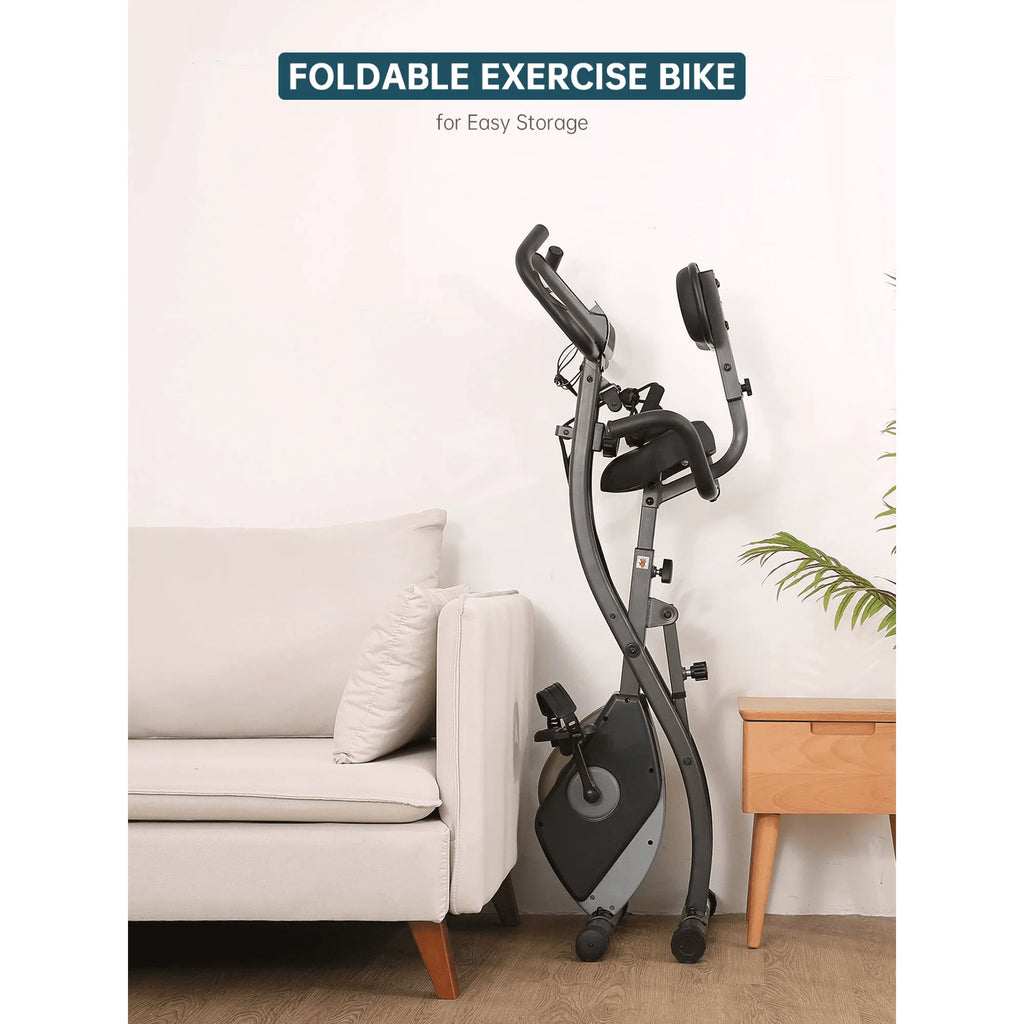 Folding Magnetic Stationary Exercise Bike S917864