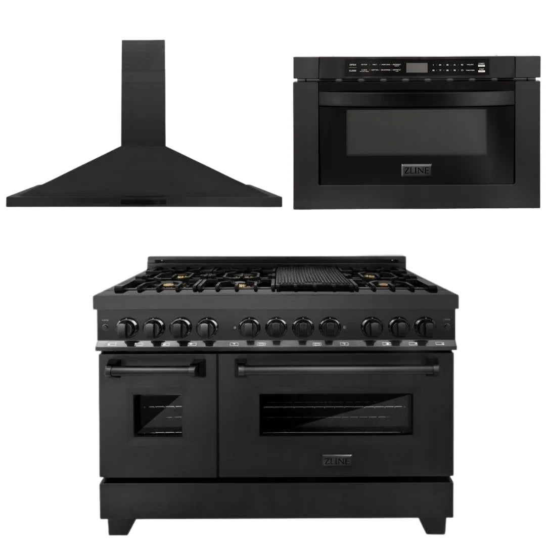 Black Stainless Steel Appliance Package Y5321