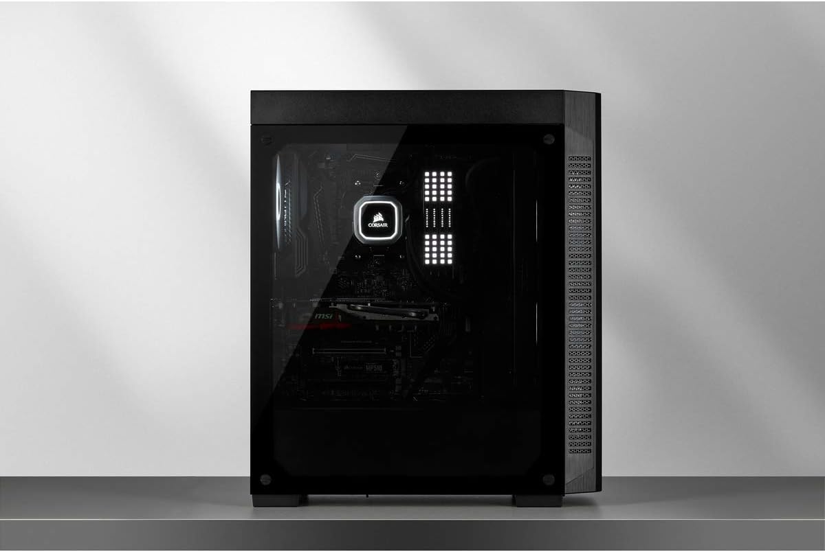 Tempered Glass Mid-Tower ATX Case Y854