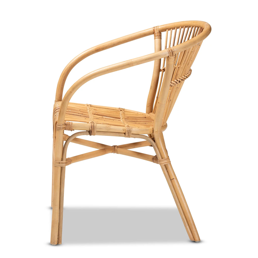 Natural Brown Rattan Dining Chair K415