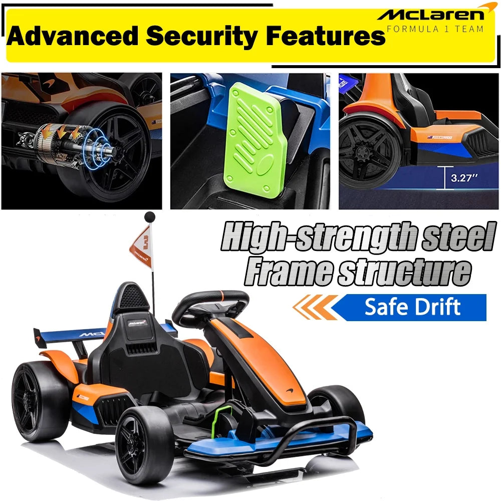 24V Battery Powered Ride On Go Kart with Bluetooth Y355