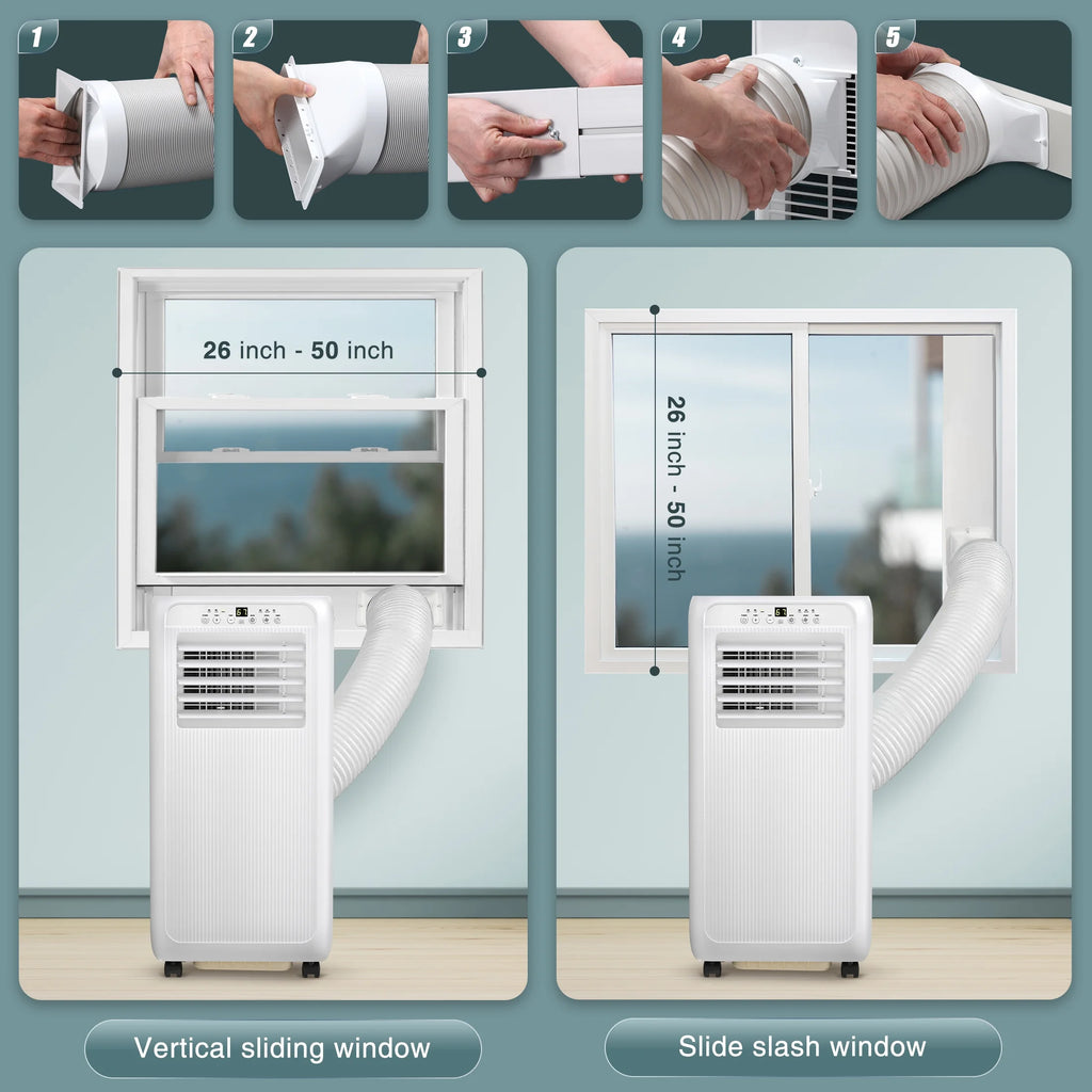 6000BTU Portable Air Conditioners 3-in-1 with Dehumidifier Fan A11665