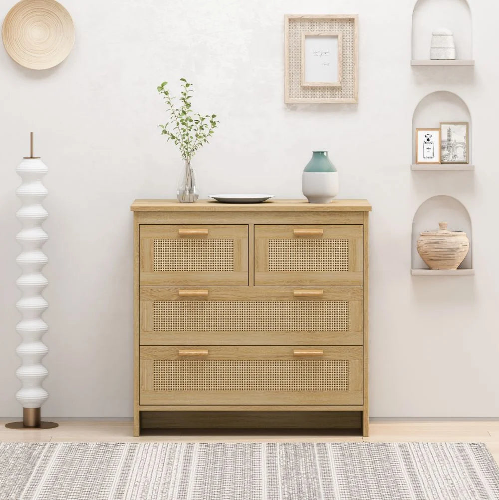 4 Drawers Rattan Cabinet X227
