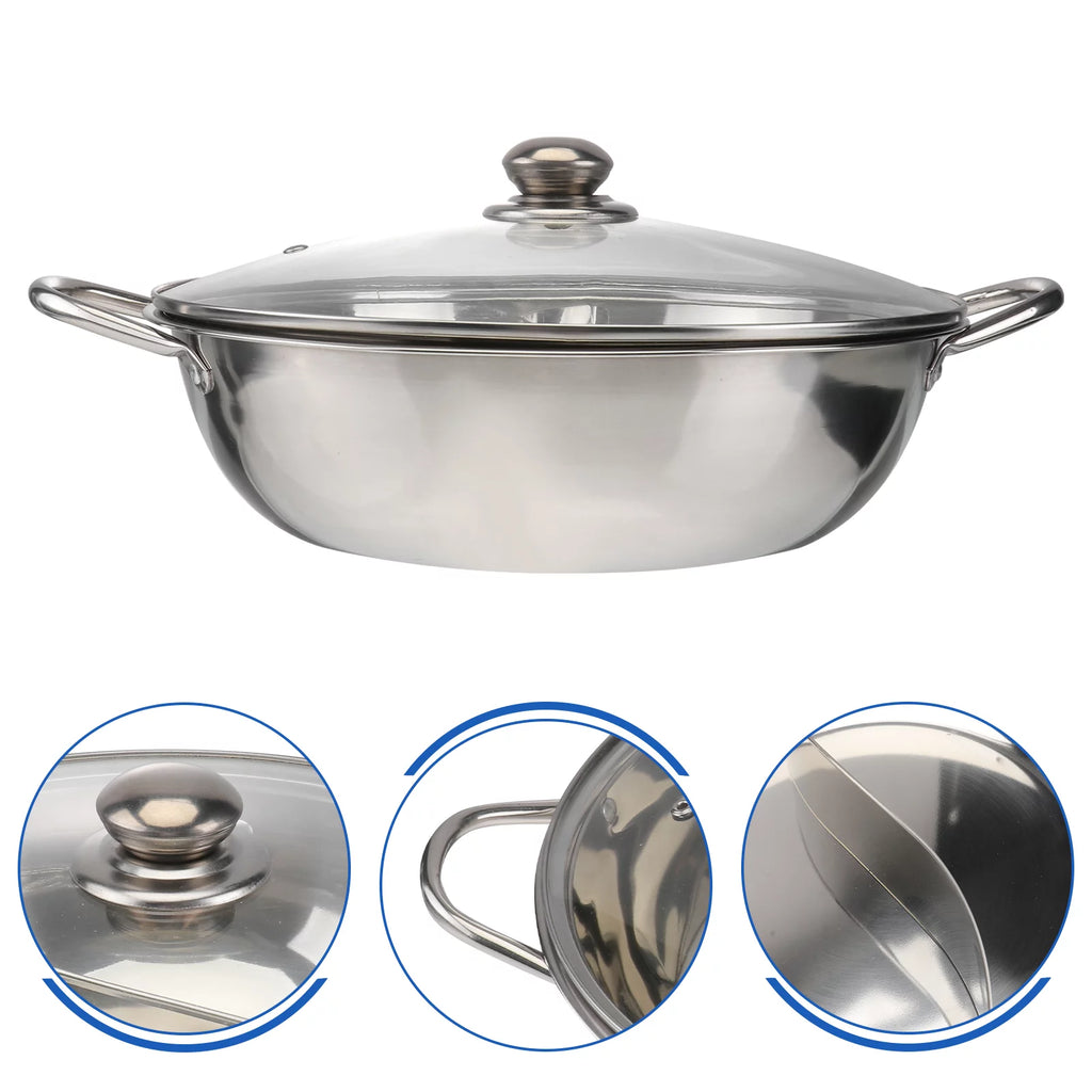 Stainless Steel Induction Cooker Pot with Lid E988064