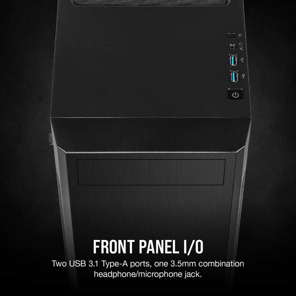 Tempered Glass Mid-Tower ATX Case Y854