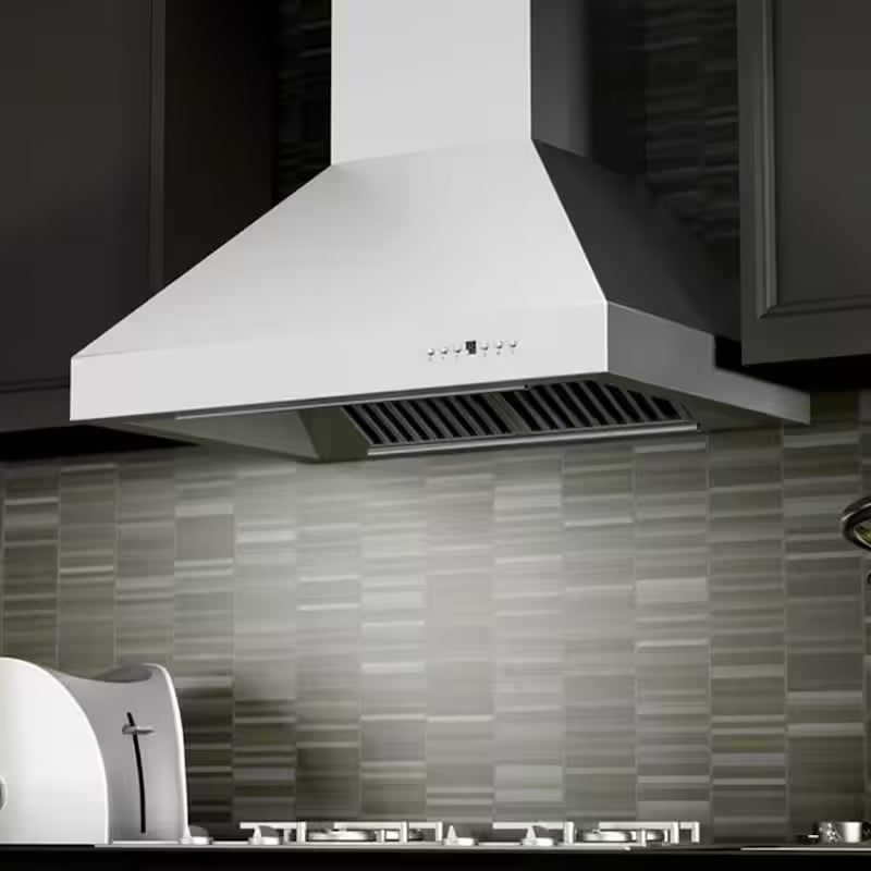 42 in. 700 CFM Ducted Wall Mount Range Hood Stainless Steel Q659803