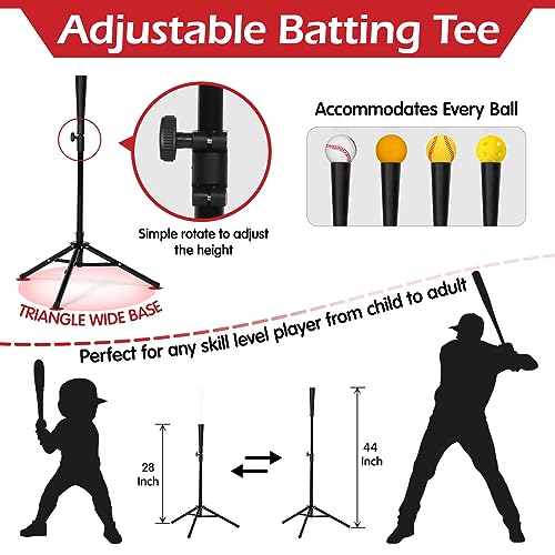 7x7ft Baseball Softball Pitching Net with Carry Bag T858607