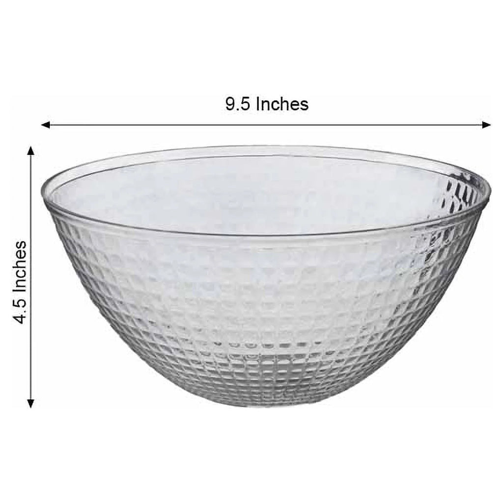 Clear 2qt Disposable Plastic Punch Bowl E54690