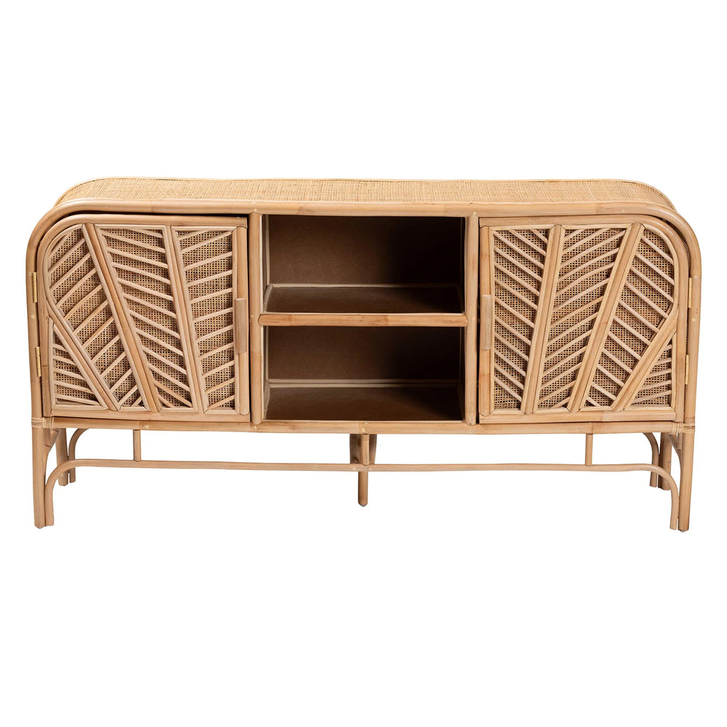 Natural 2-Door Storage Cabinet H23722