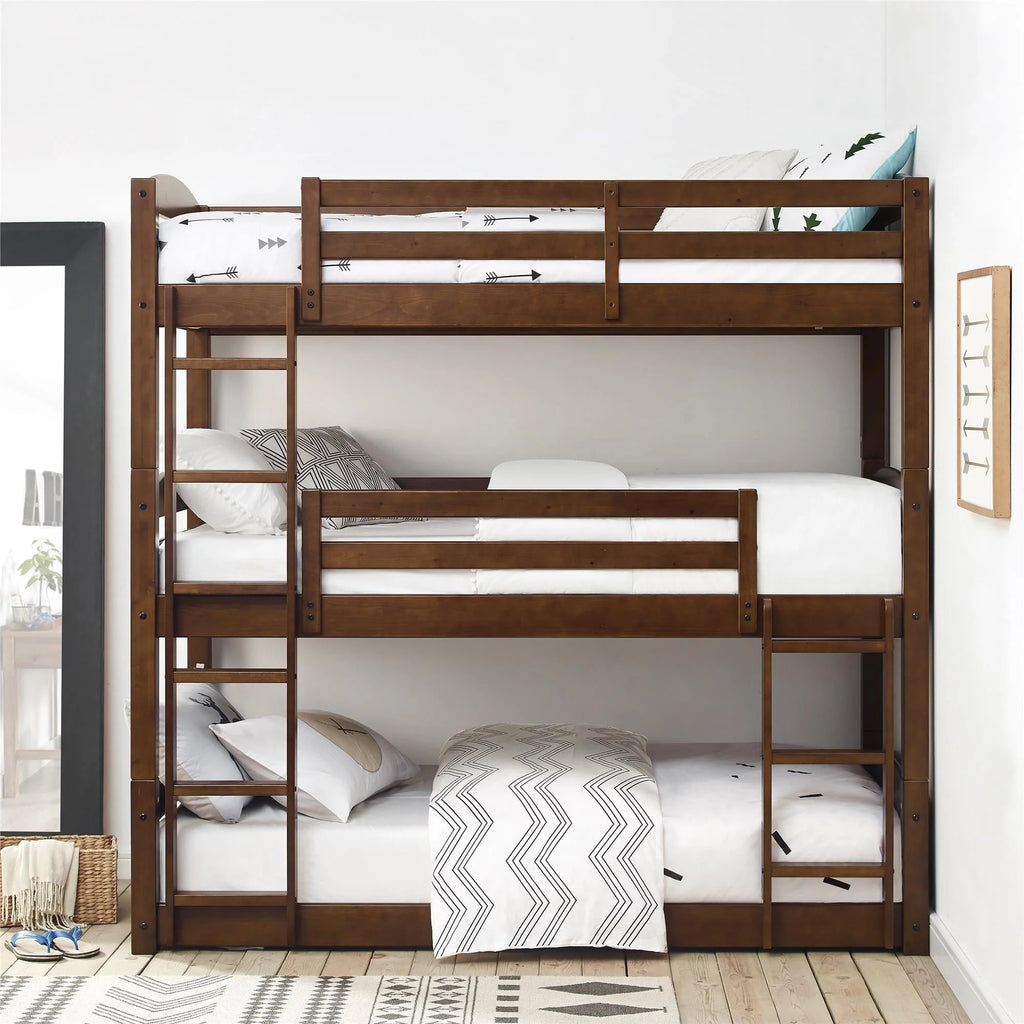 Twin Over Twin Over Twin Convertible Bunk Bed G713206