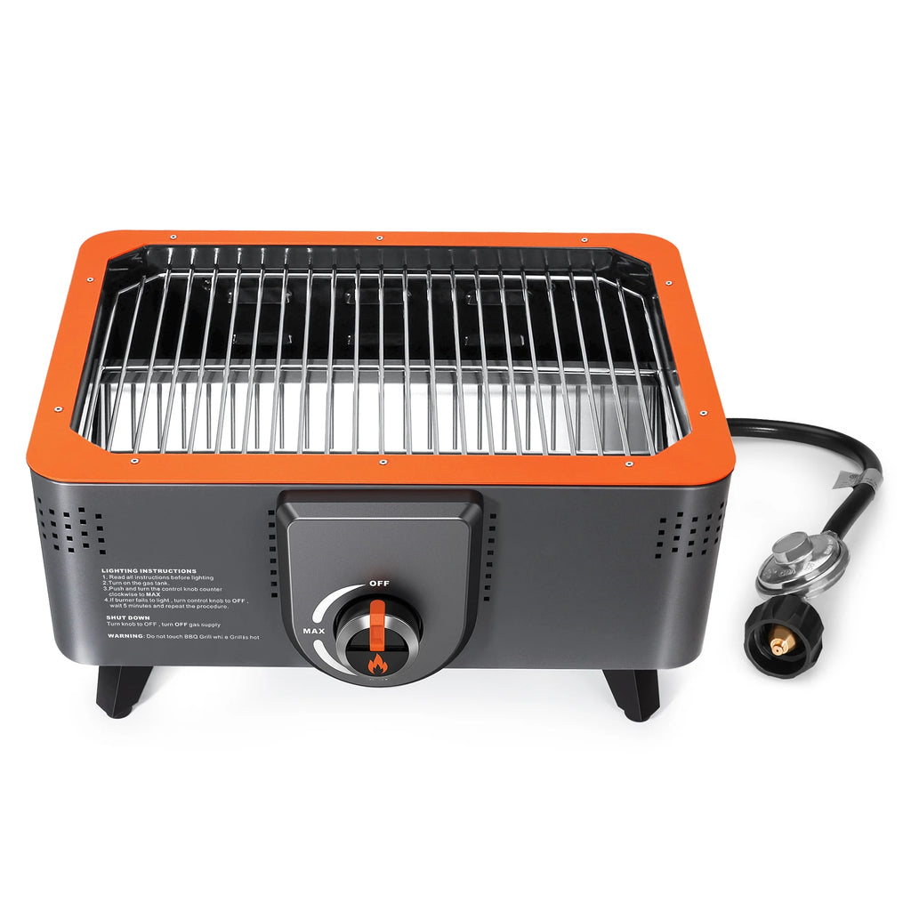 Portable Propane Grill with Gas Regulator & Adaptor V23658