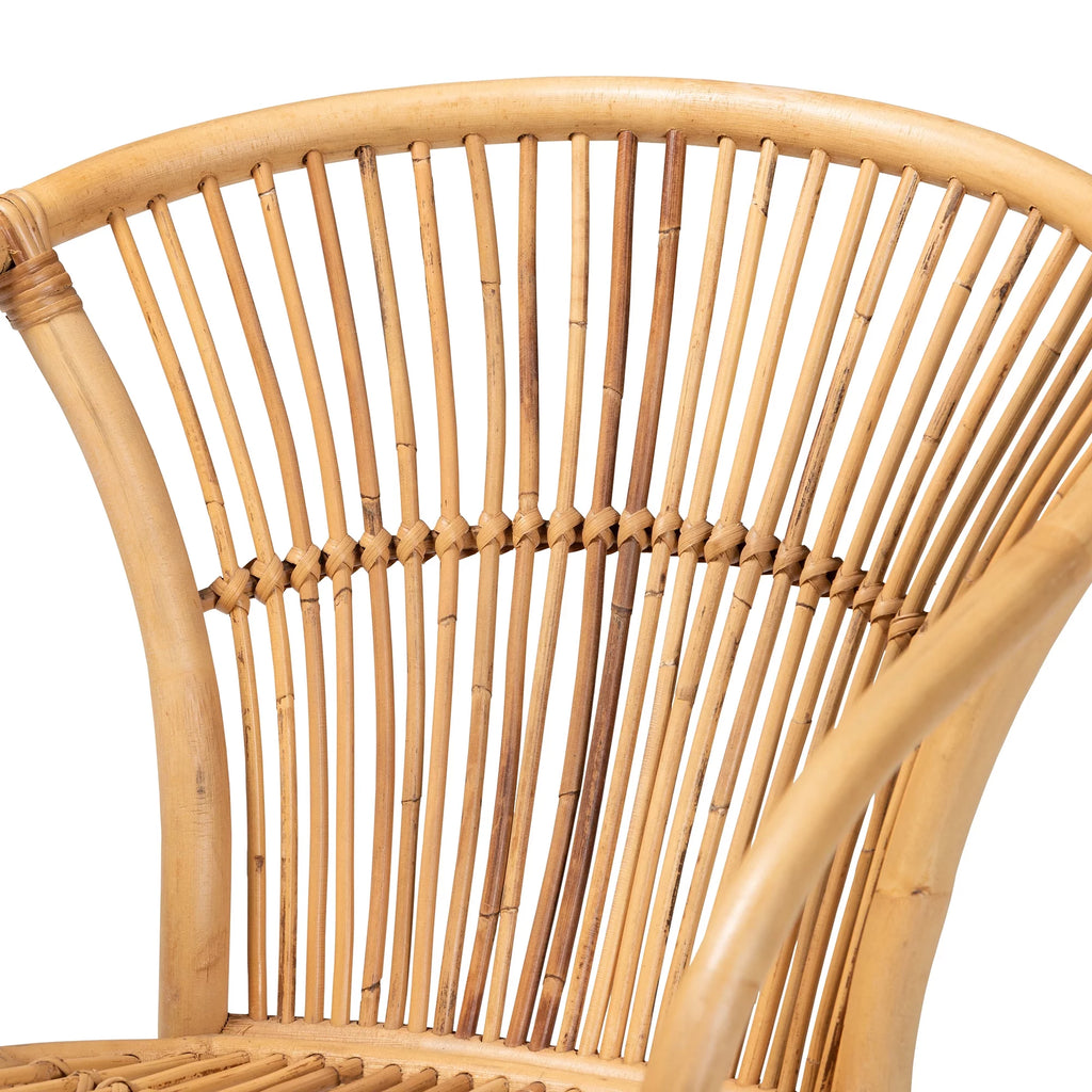 Natural Brown Rattan Dining Chair K415