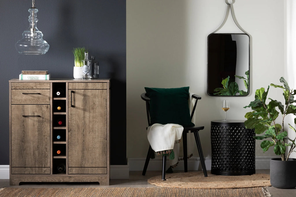 Vietti Bar Cabinet with Storage M909