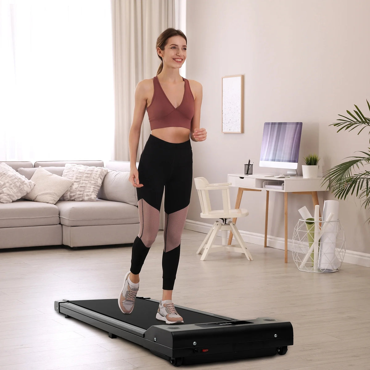 2 in 1 Compact Treadmill K4611