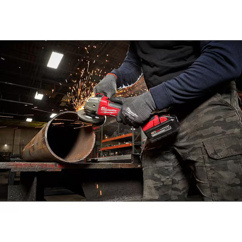 18V Cordless 4-1/2 in./5 in. Grinder Kit with Two 6.0 Ah Batteries B96167