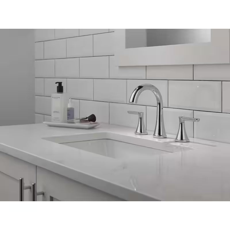 8 in. Widespread 2-Handle Bathroom Faucet in Chrome T9265