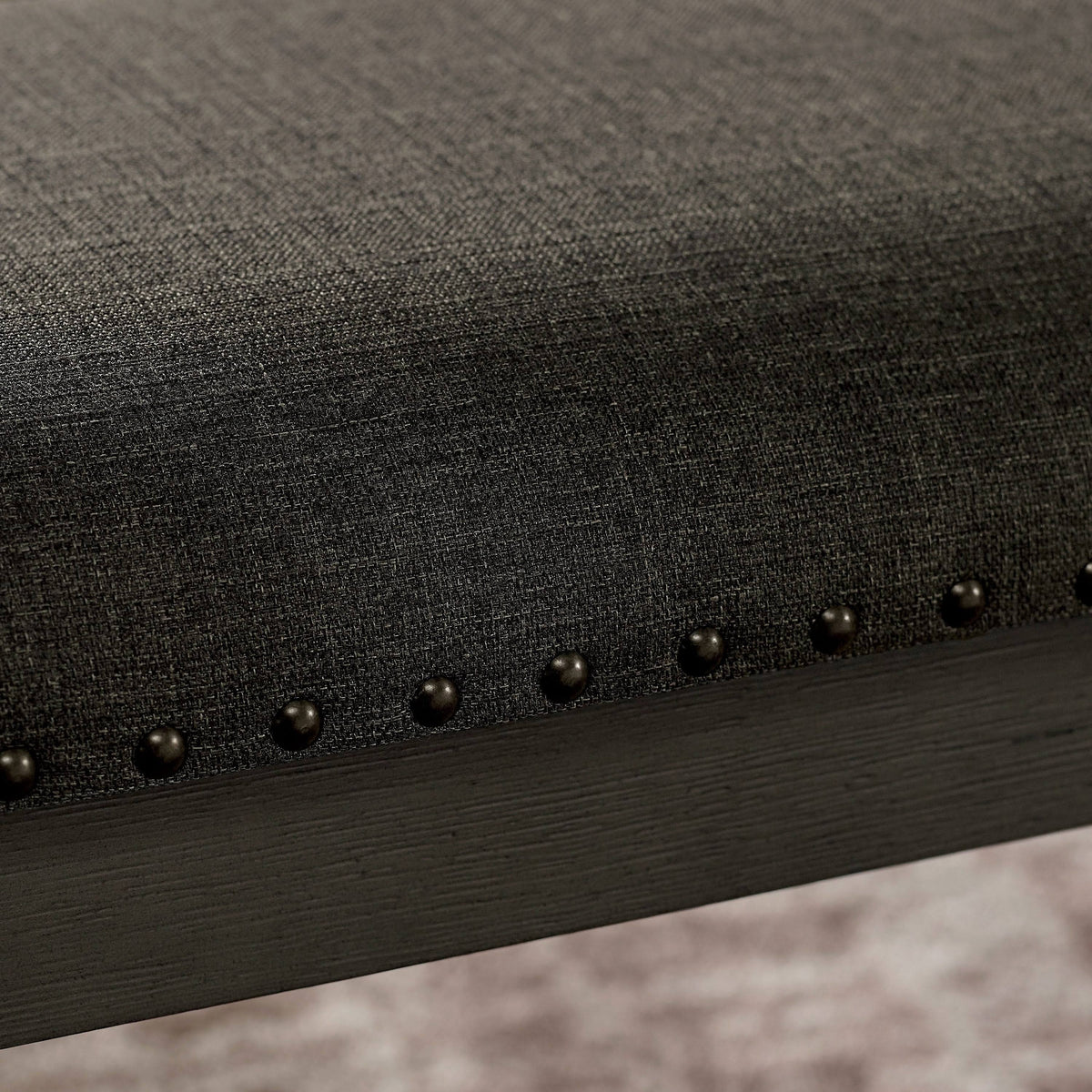 Grey Solid Wood Bench I786