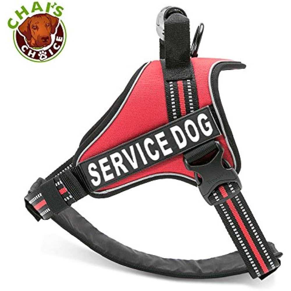 Service Dog Harness with Reflective Patches and Handle W171813