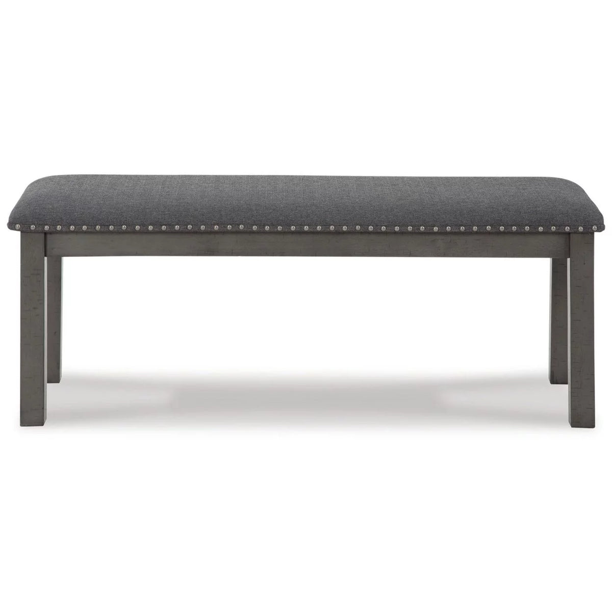 Antique Gray Wood Bench S174
