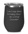 Drug Counselor Wine Glass E983213