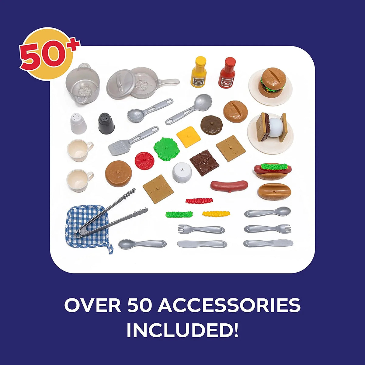 Toddler Outdoor Playhouse with 50pc Accessory Set X309