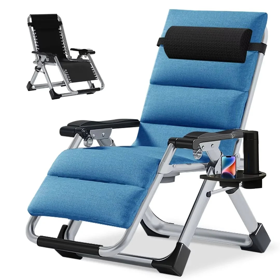Zero Gravity Folding Reclining Chair with Removable Cushion Y711596