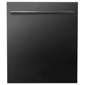 Black Stainless Steel 24 in. Compact Dishwasher with 2 Racks A891