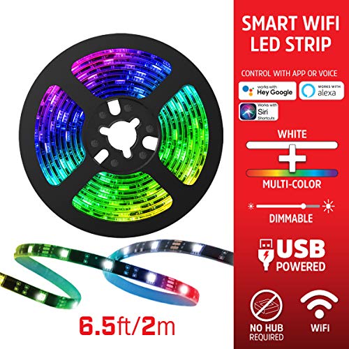 6.5ft Dimmable Multi-Color LED Light Strip Z926044