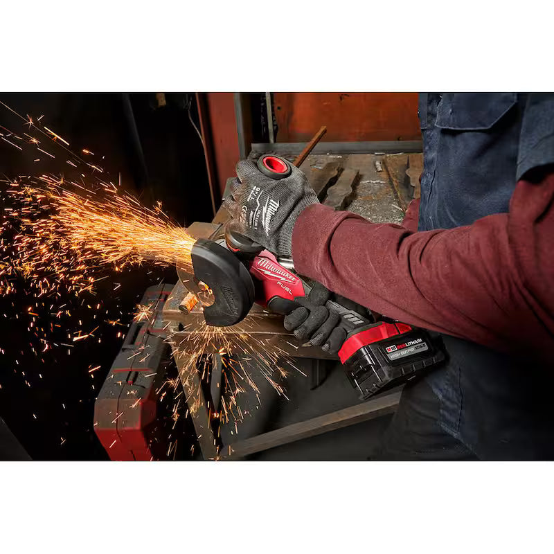18V Cordless 4-1/2 in./5 in. Grinder Kit with Two 6.0 Ah Batteries B96167
