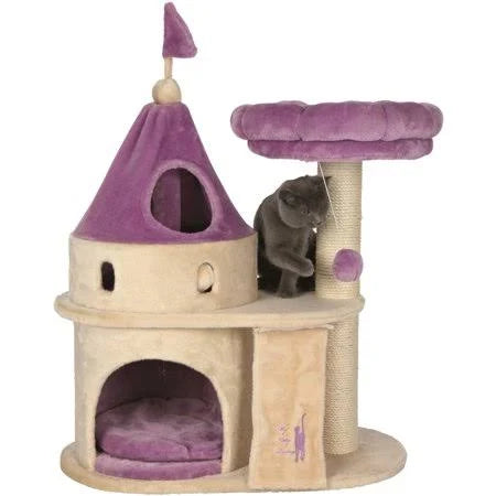 Beige Lilac Cat Castle V115659