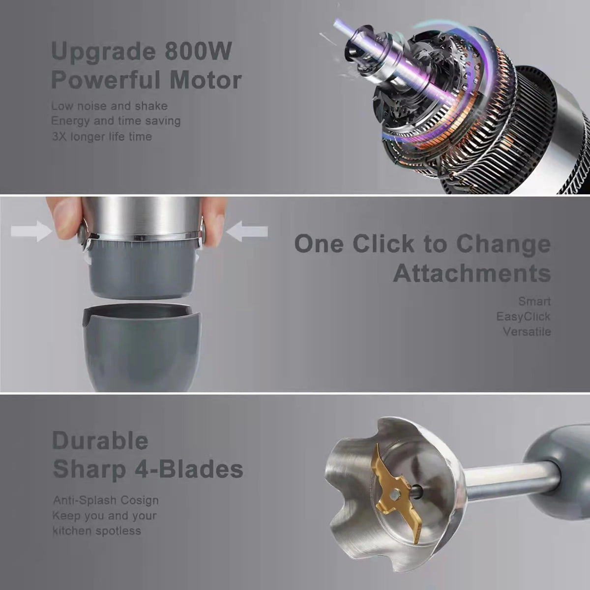 5-in-1 Multifunctional Handheld Blender F875324
