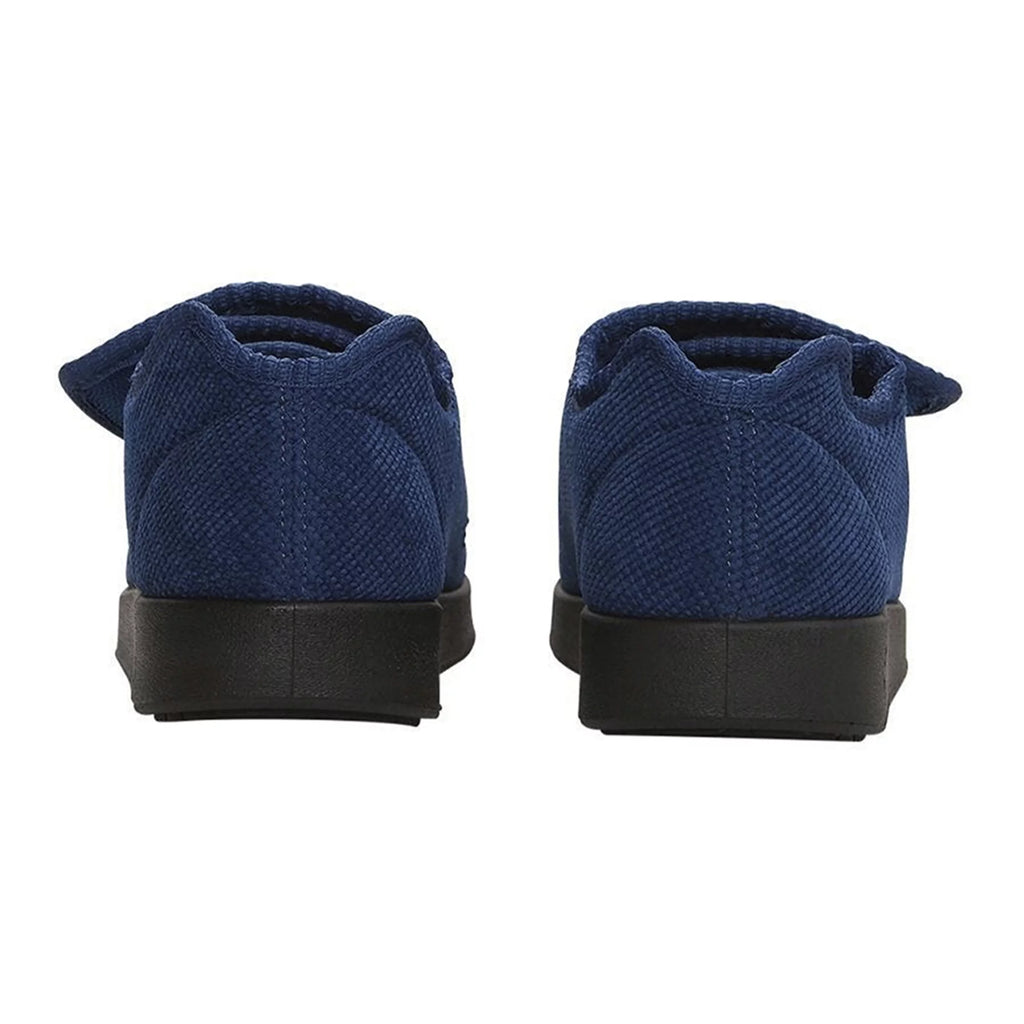Navy Double-Extra Wide Easy Closure Slipper E197303