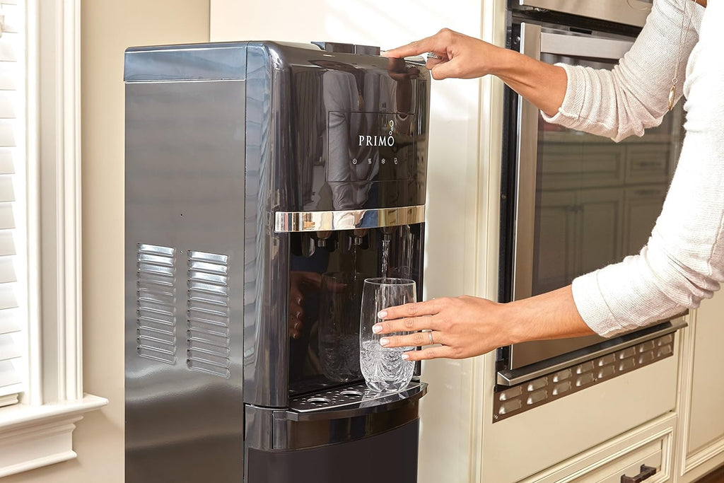Bottom Loading Self-Cleaning Water Dispenser, 3 Temp, Black F713469