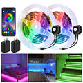 Motion Activated Under Bed Light Strips, 2x9.8ft RGB LED Light Strip with App Control R246482