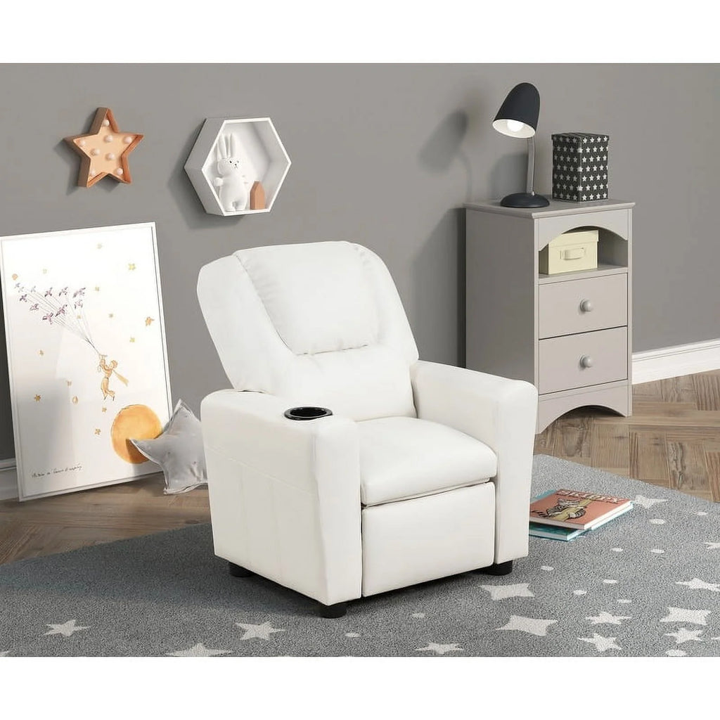 Black PU Leather Kids Recliner Chair Z771
